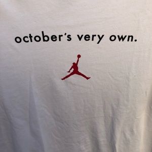 Air Jordan x OVO Drake October's Very Own Shirt M